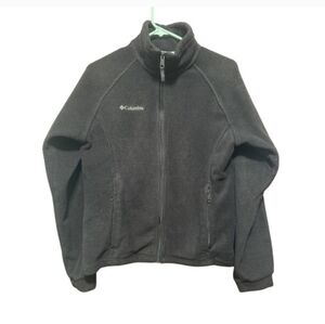Columbia Charcoal Full-Zip Fleece Jacket